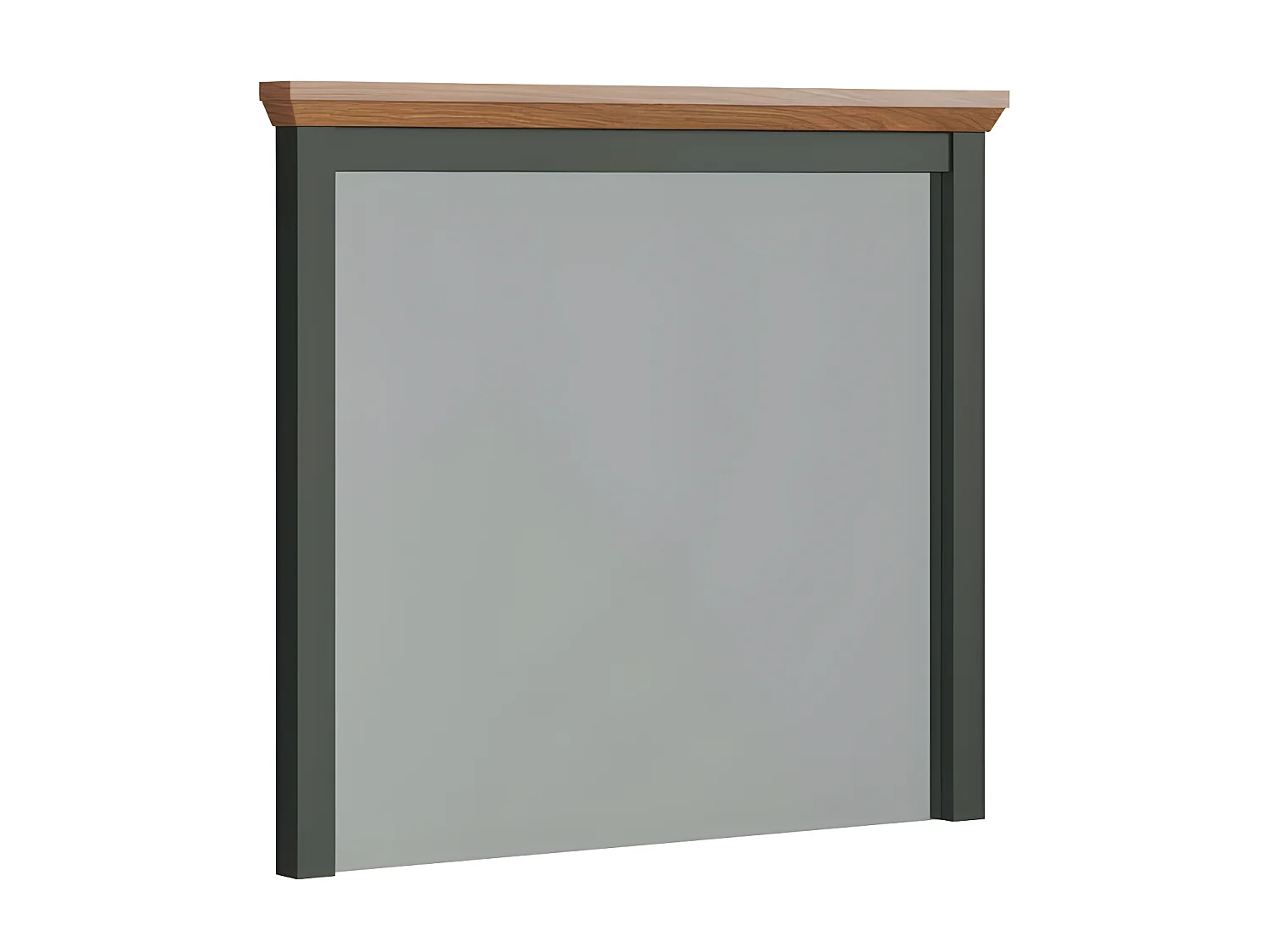 Stanton miroir vert, chêne décor.