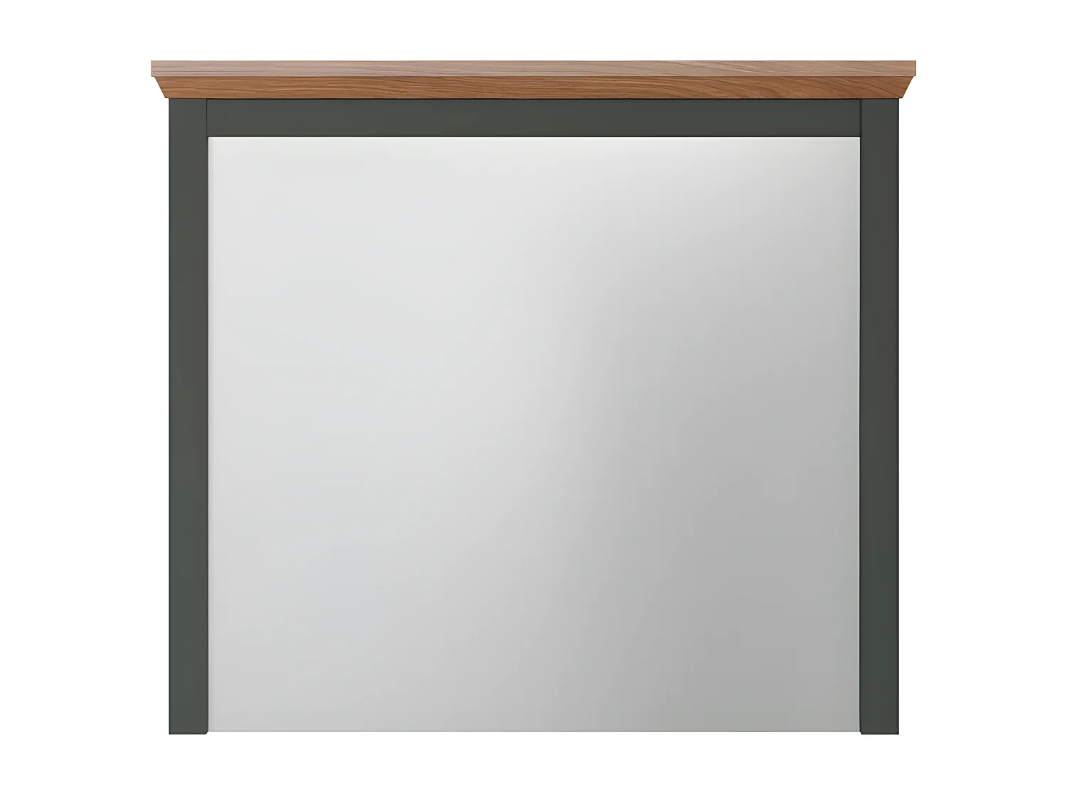 Stanton miroir vert, chêne décor.