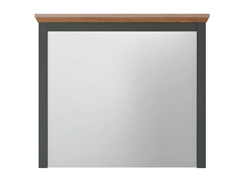 Stanton miroir vert, chêne décor.