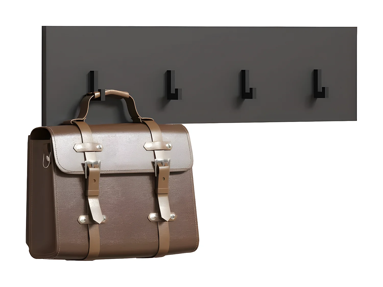 Esteban porte-manteau gris.