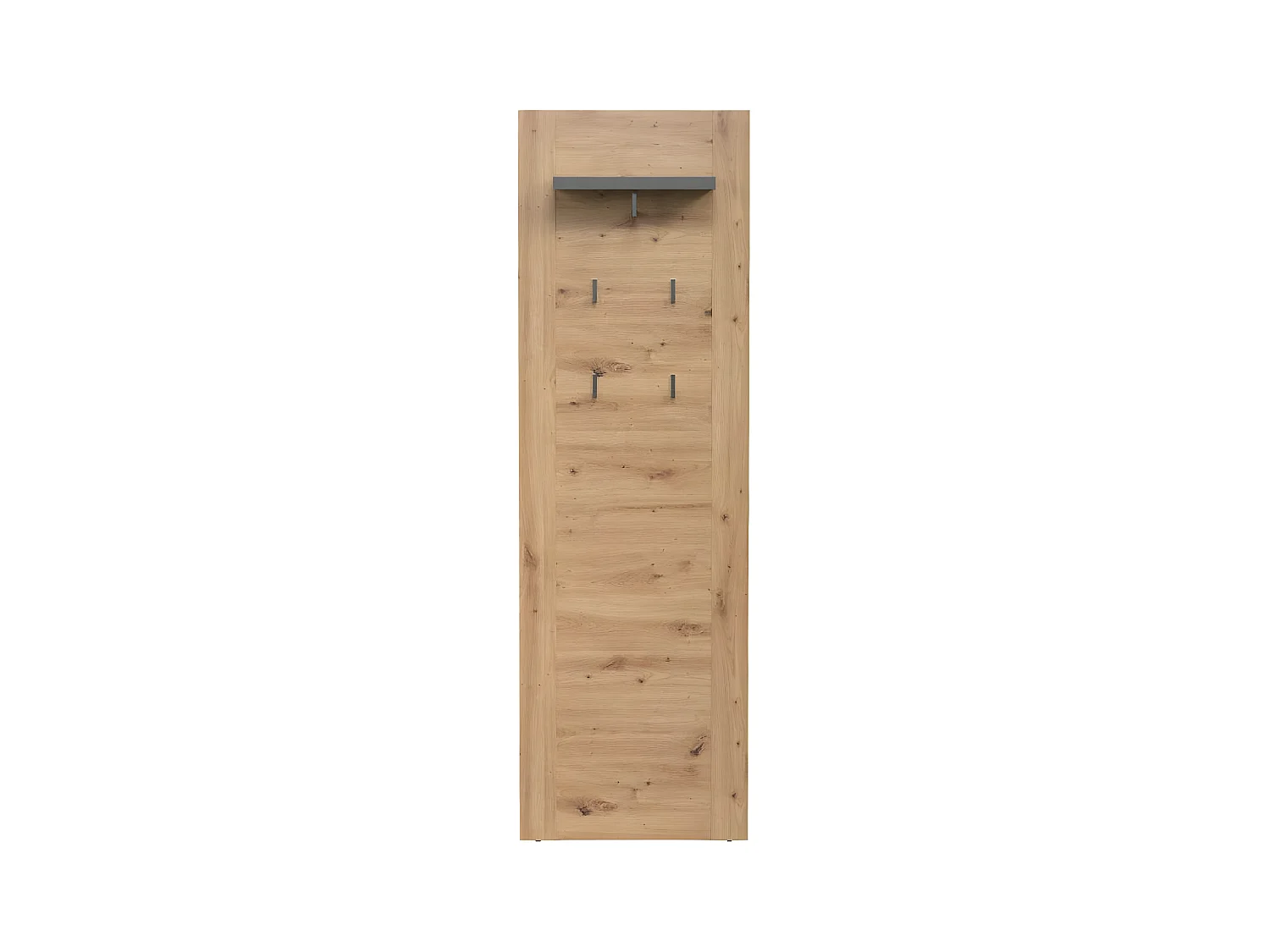 Follow porte-manteau gris, chêne décor.