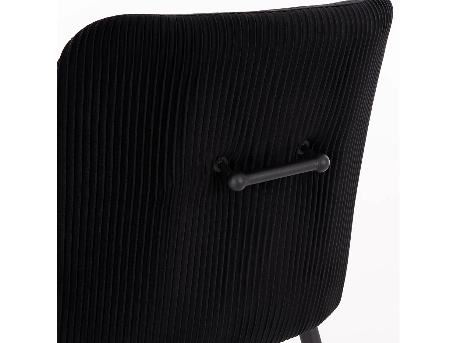 ESSZIMMERSTUHL ISABELLE 2er Set Samt Schwarz