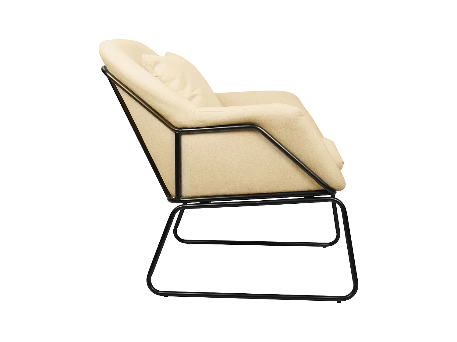 LOUNGESESSEL JOSIE Stoffbezug Beige
