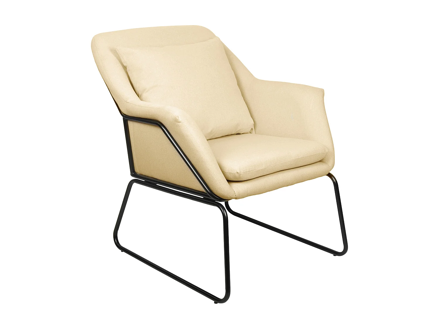 LOUNGESESSEL JOSIE Stoffbezug Beige