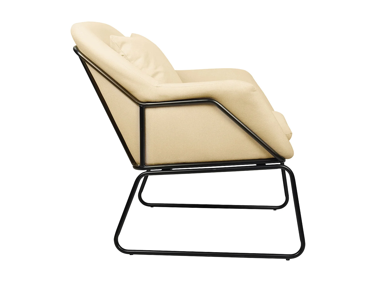 LOUNGESESSEL JOSIE Stoffbezug Beige