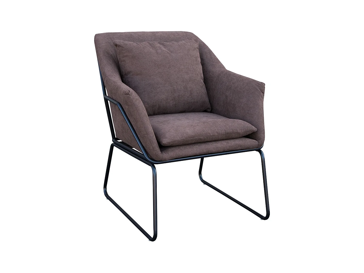 LOUNGESESSEL JOSIE Samtbezug Braun