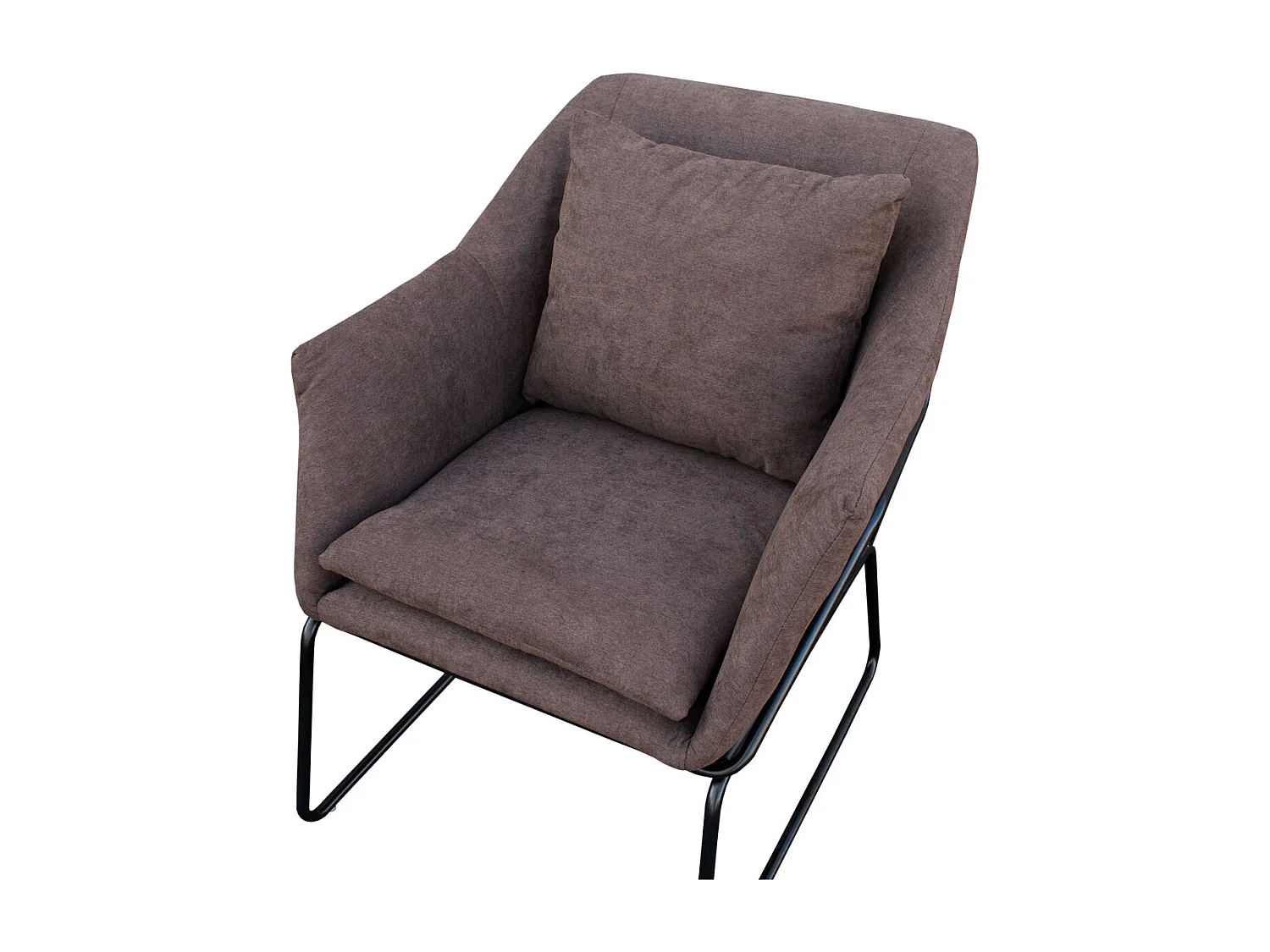 LOUNGESESSEL JOSIE Samtbezug Braun