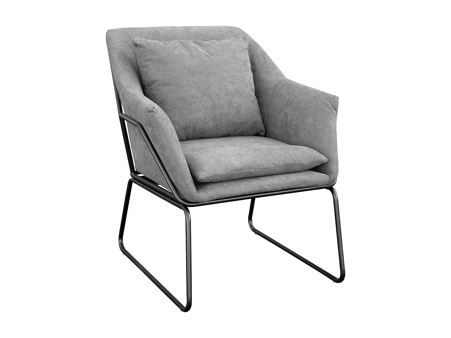 LOUNGESESSEL JOSIE Stoffbezug Grau