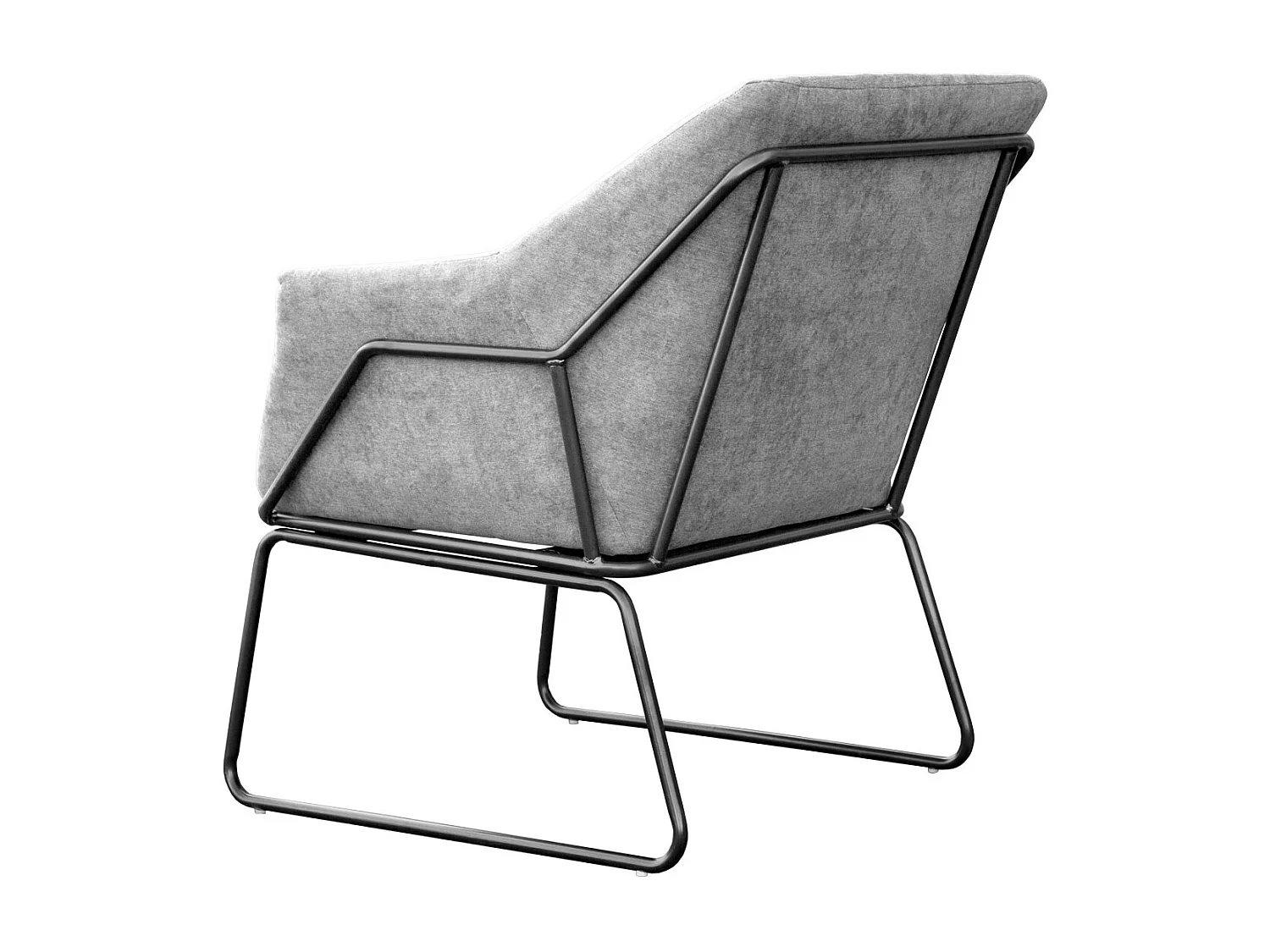 LOUNGESESSEL JOSIE Stoffbezug Grau