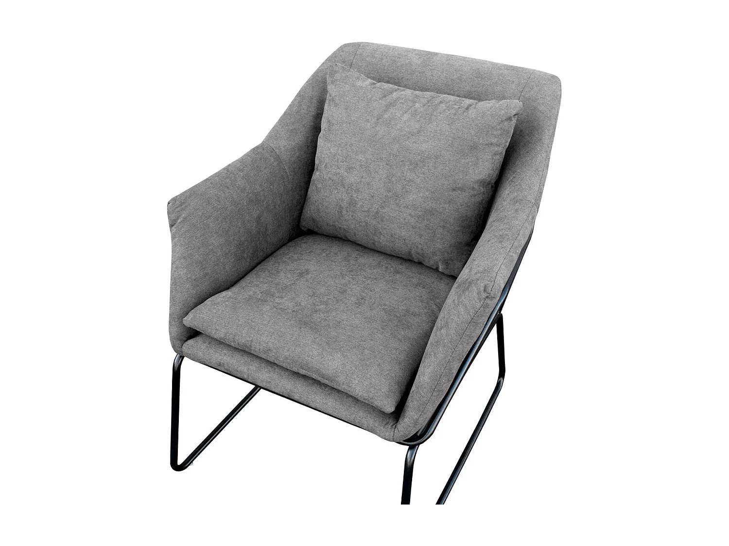 LOUNGESESSEL JOSIE Stoffbezug Grau