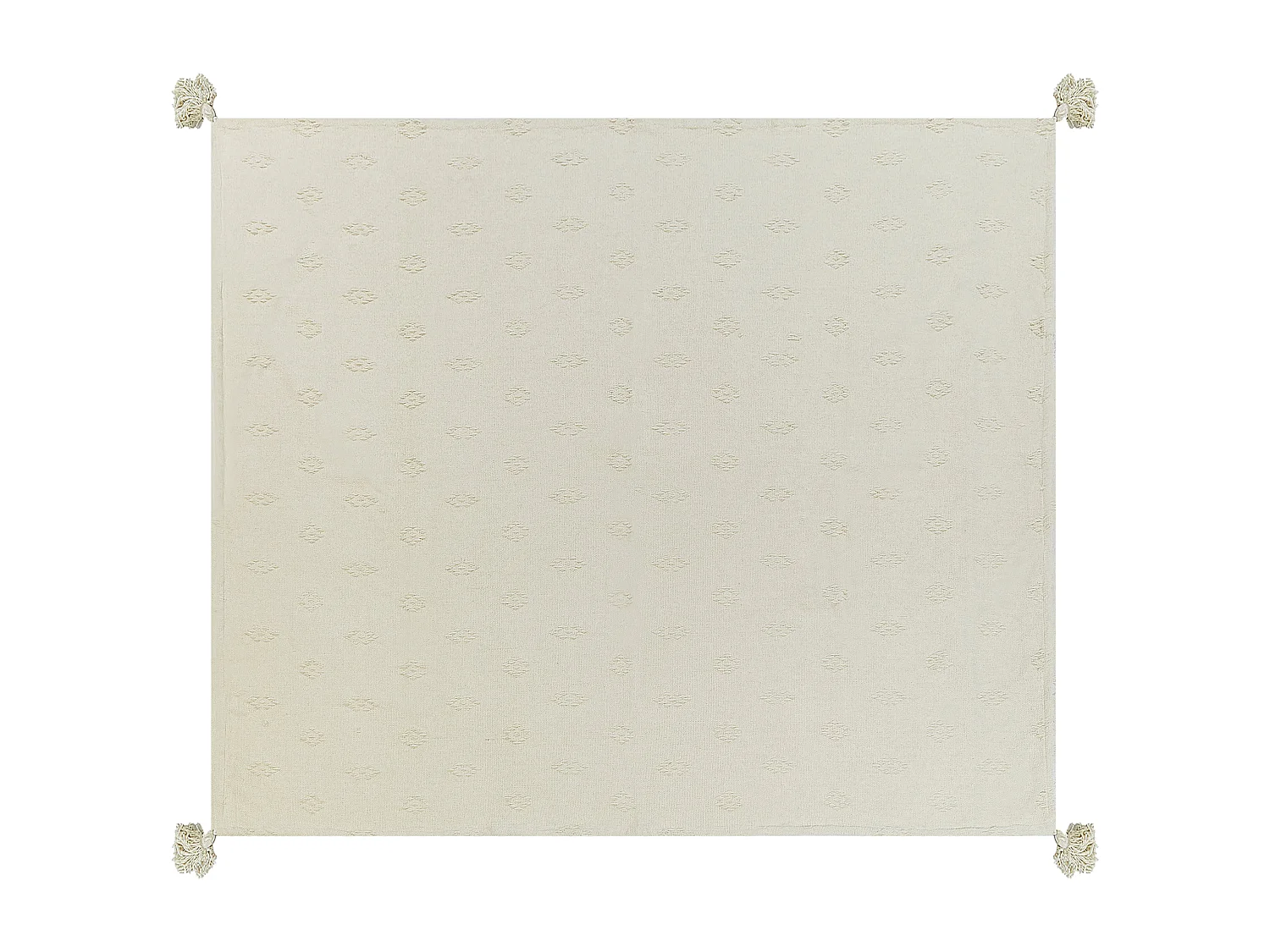 Couvre-lits KAZY Coton 220 x 240 cm Beige