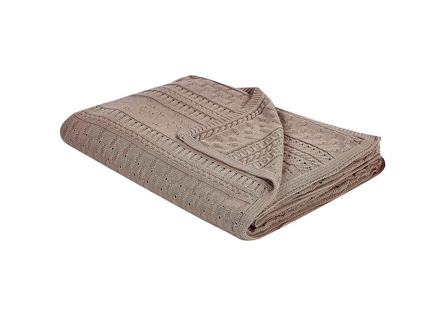 Sprei DAULET Katoen 150 x 200 cm Bruin