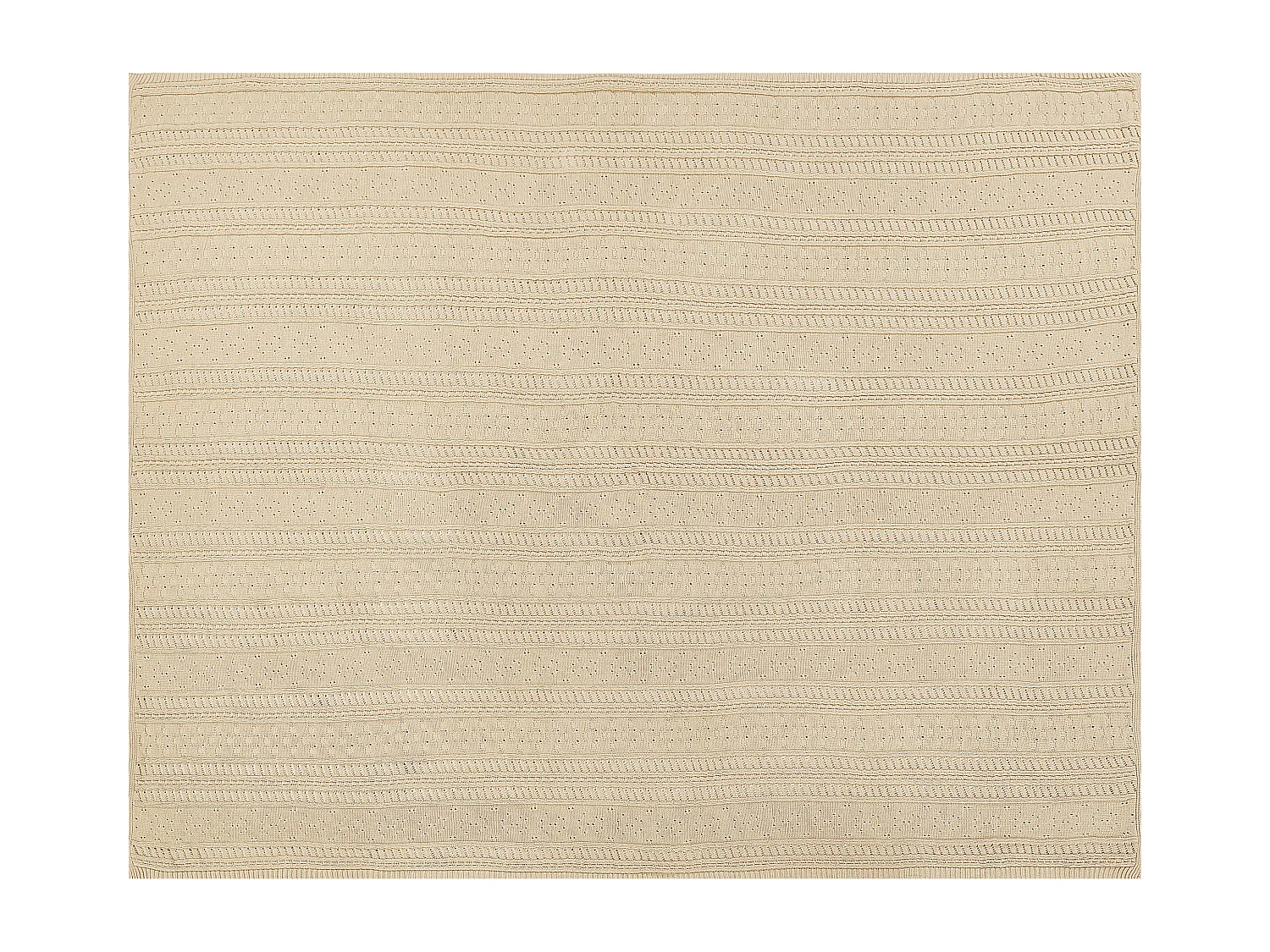 Couvre-lits DAULET Coton 150 x 200 cm Beige