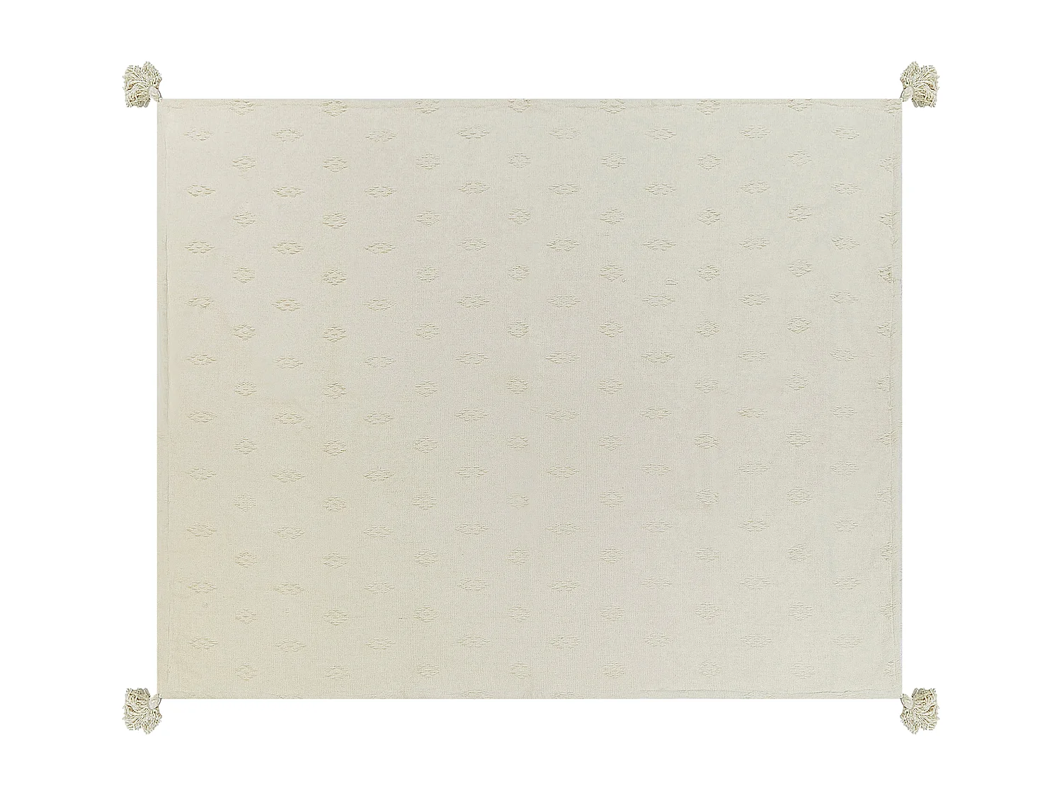 Couvre-lits KAZY Coton 150 x 200 cm Beige