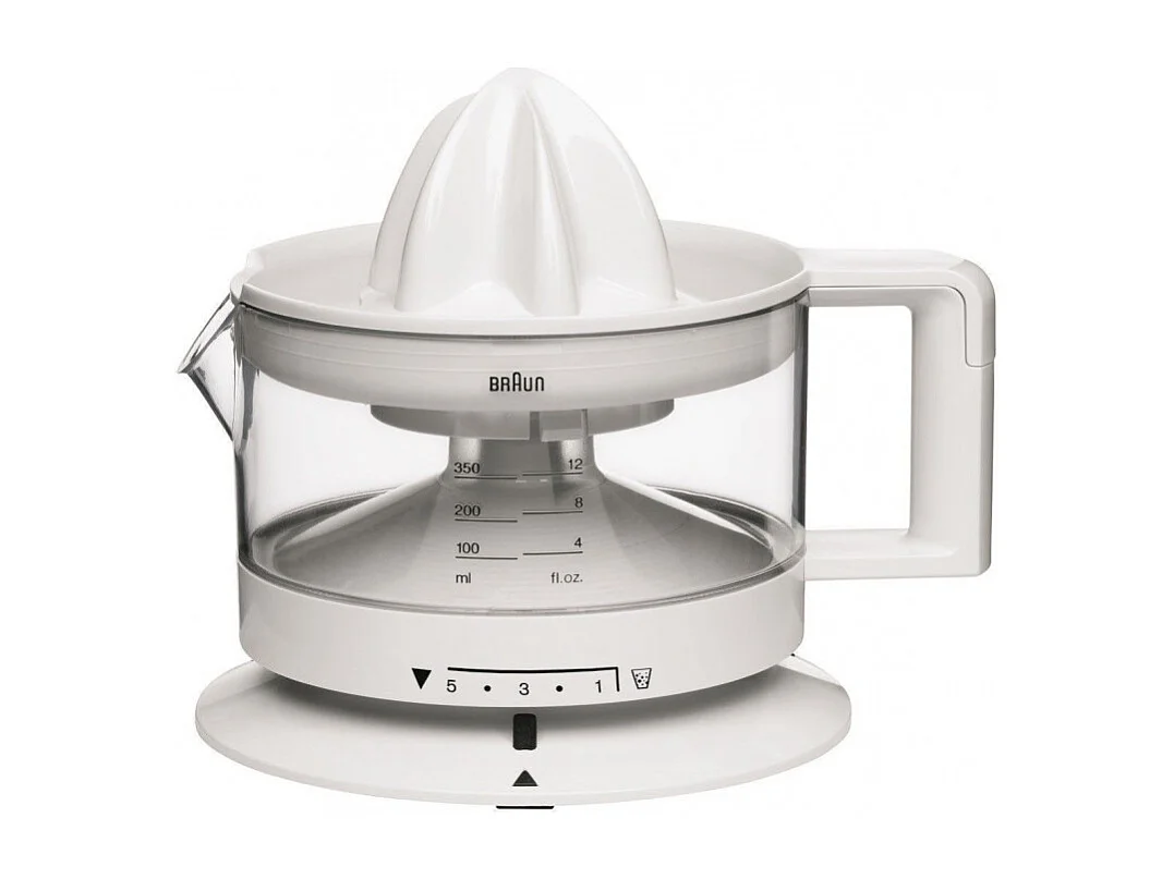 Braun TributeCollection CJ 3000 spremiagrumi elettrico 0,35 L 20 W Trasparente, Bianco