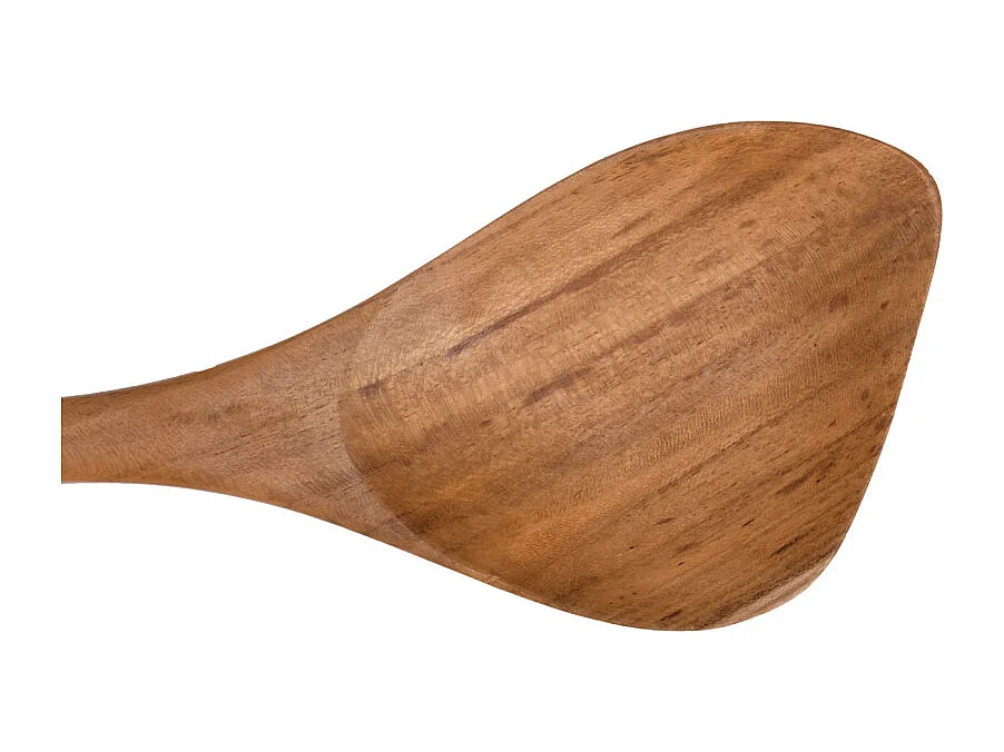 Lot de 2 spatules cuillères triangulaires en bois de teck – REYA