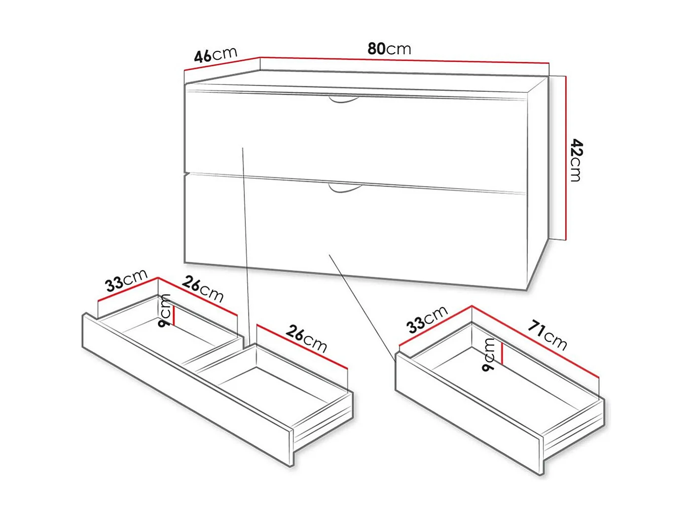 Meuble de salle de bain "Ios" - 2 pièces - Blanc