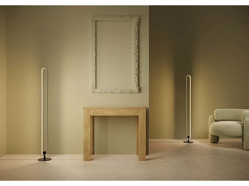 Consolle allungabile 90x42/198 cm Bora Small quercia natura