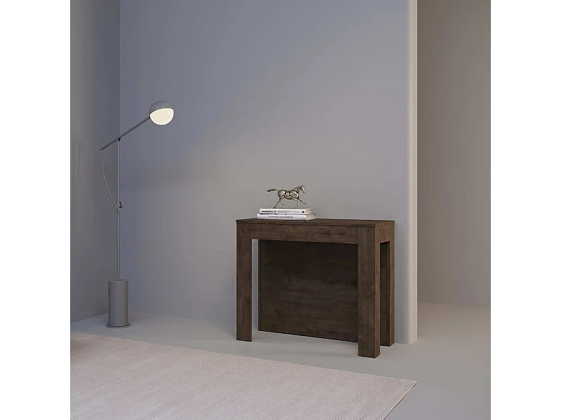 Console extensible 90x42/290cm Cayman noyer