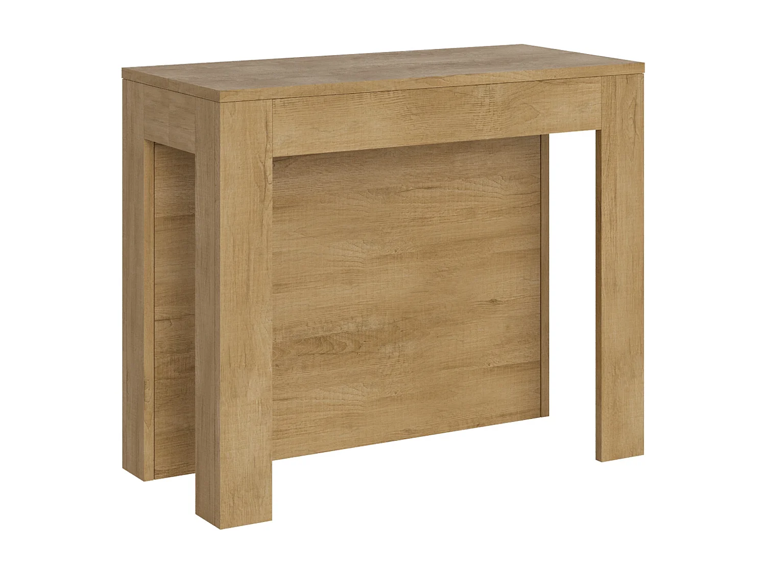 Console extensible 90x42/290cm Cayman chêne nature