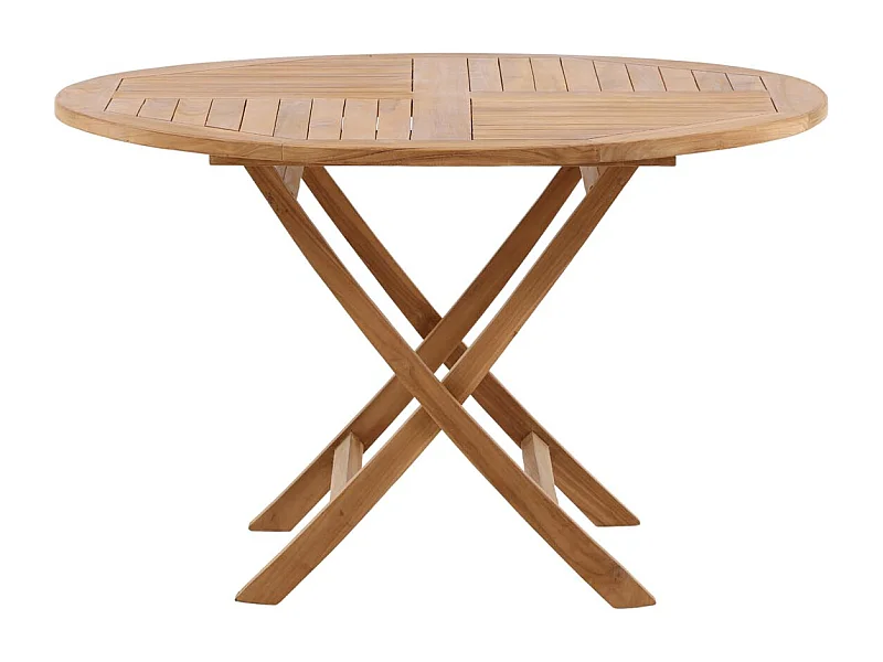 Kenya tuintafel Ø120cm teak.