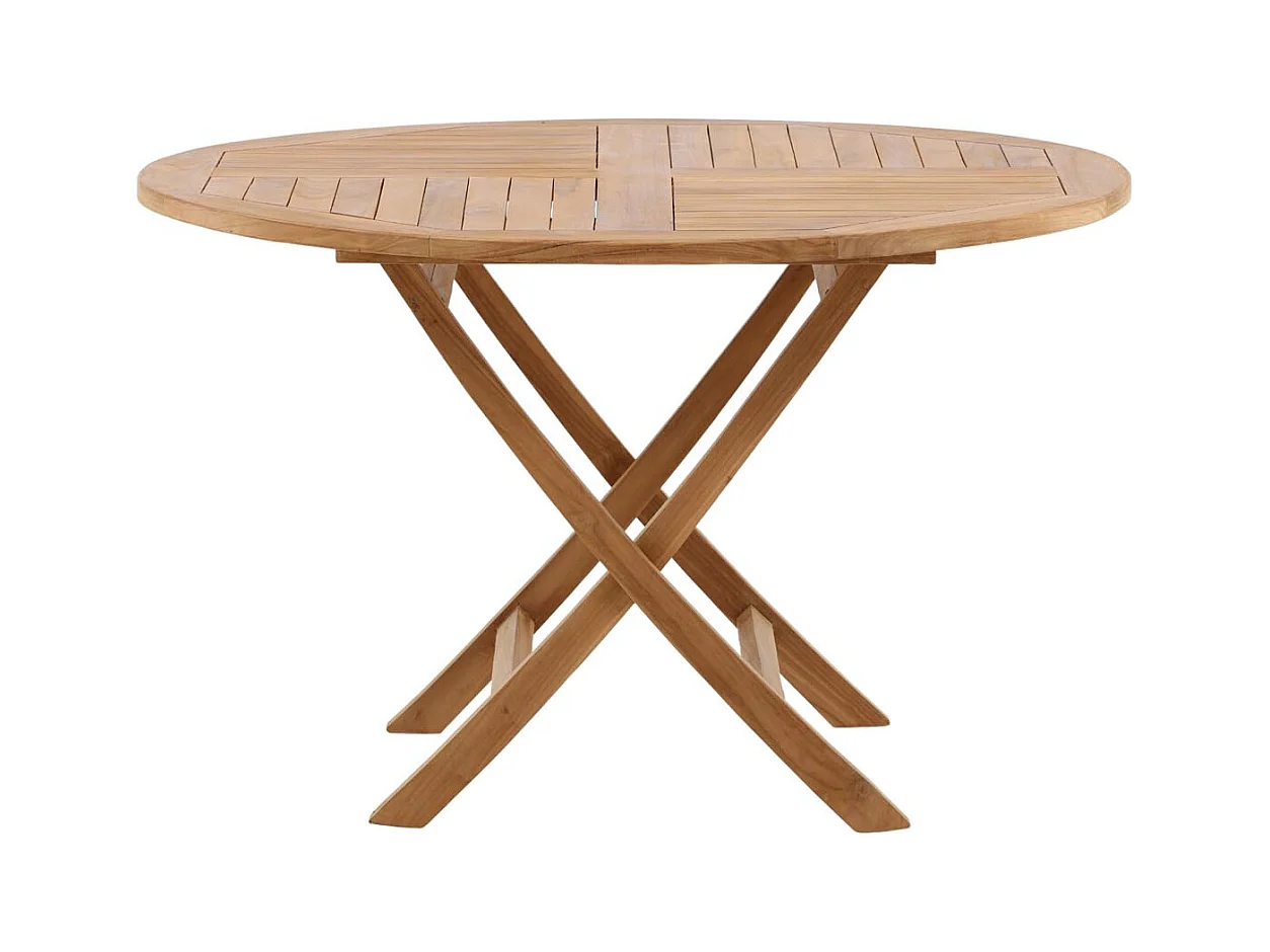 Kenya table de jardin Ø120cm teck.