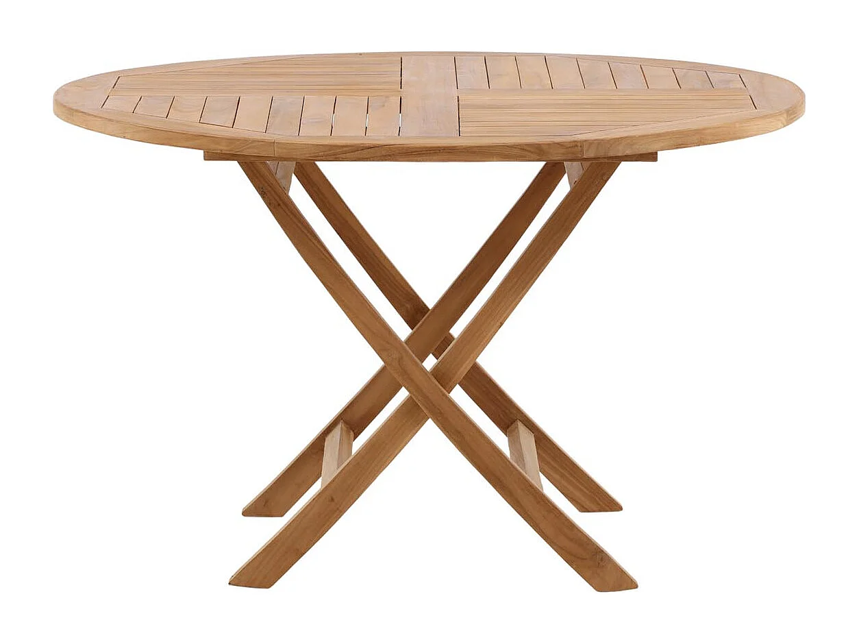 Kenya tuintafel Ø120cm teak.
