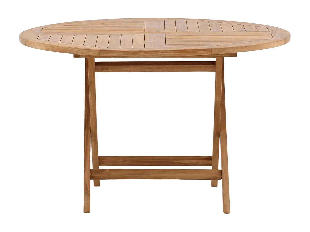 Kenya tuintafel Ø120cm teak.