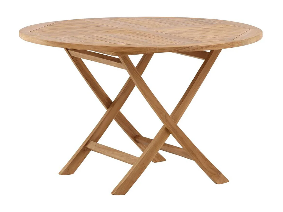 Kenya tuintafel Ø120cm teak.