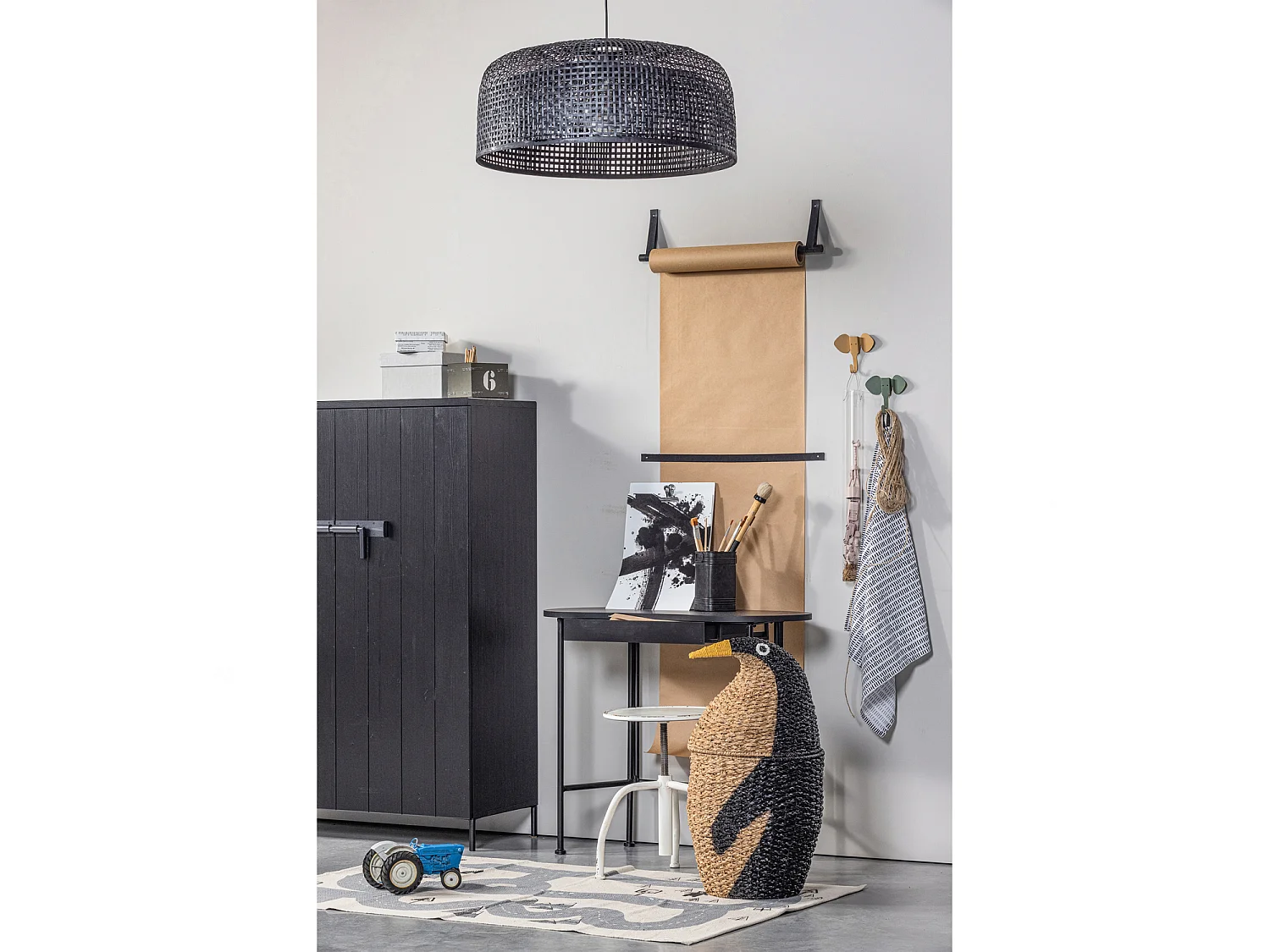 Armoire 2 portes en pin BRUUT