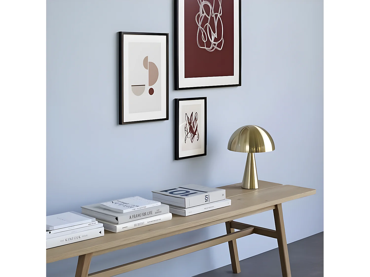 Banc minimaliste en bois clair 180cm BUDAPEST