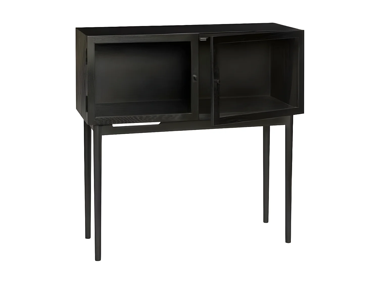 Banc scandinave en bois avec assise en corde 60cm DALLAS