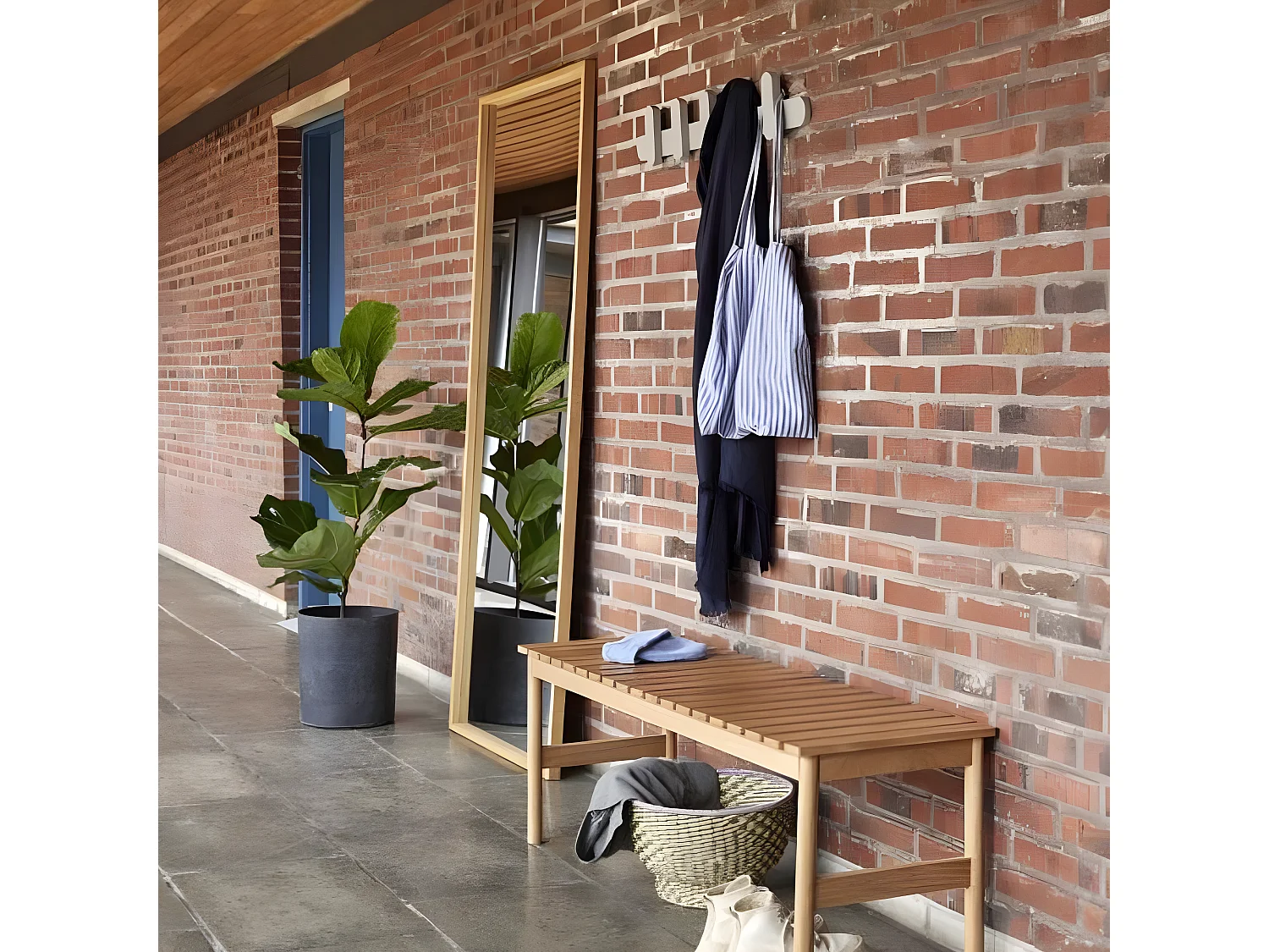 Banc classique en bois 122cm HUDSON