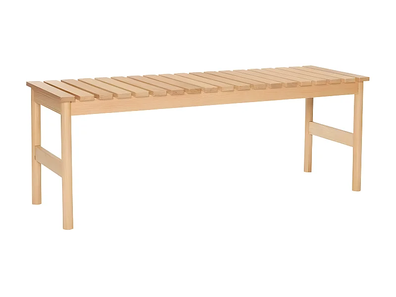 Banc classique en bois 122cm HUDSON