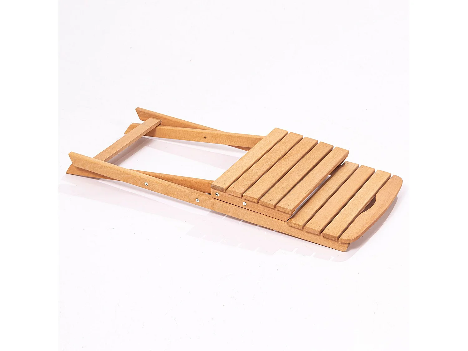 Ensemble table et 2 chaises de jardin Crodoue Bois massif Naturel