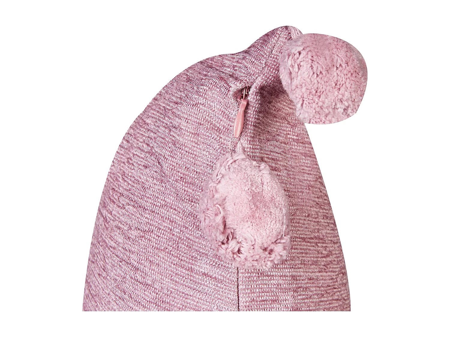 Set van 2 decoratieve kussens JASMINE 45 x 45 cm Roze Effen