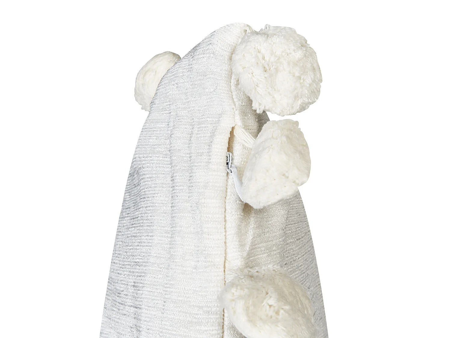 Dekokissen 2er Set JASMINE 45 x 45 cm Weiss Ohne Muster