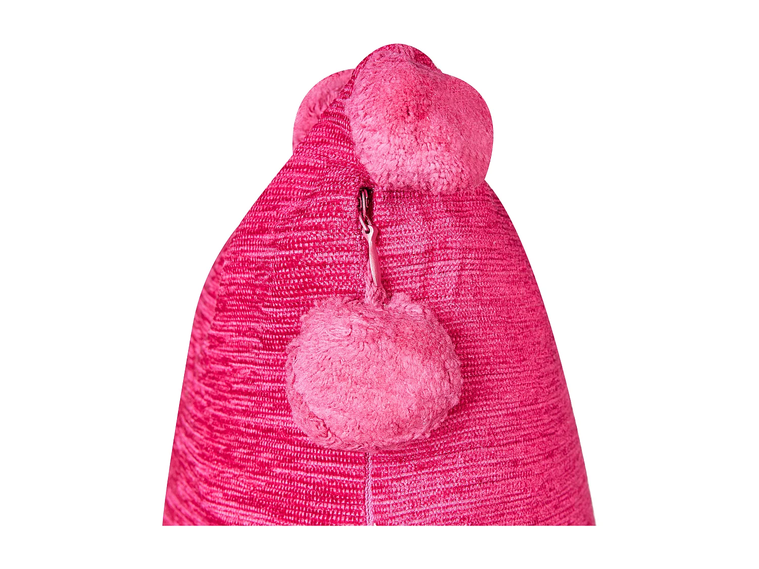 Conjunto de 2 almofadas decorativas JASMINE 45 x 45 cm Fucsia Sólido