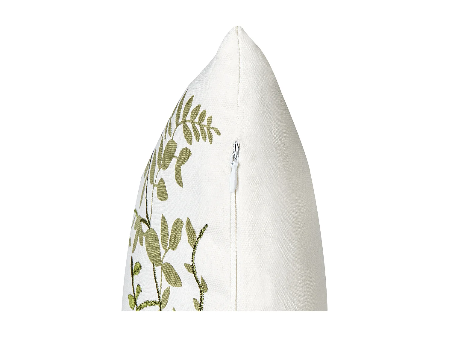 Set van 2 decoratieve kussens ZALEYA Katoen 45 x 45 cm Wit Bloempatroon