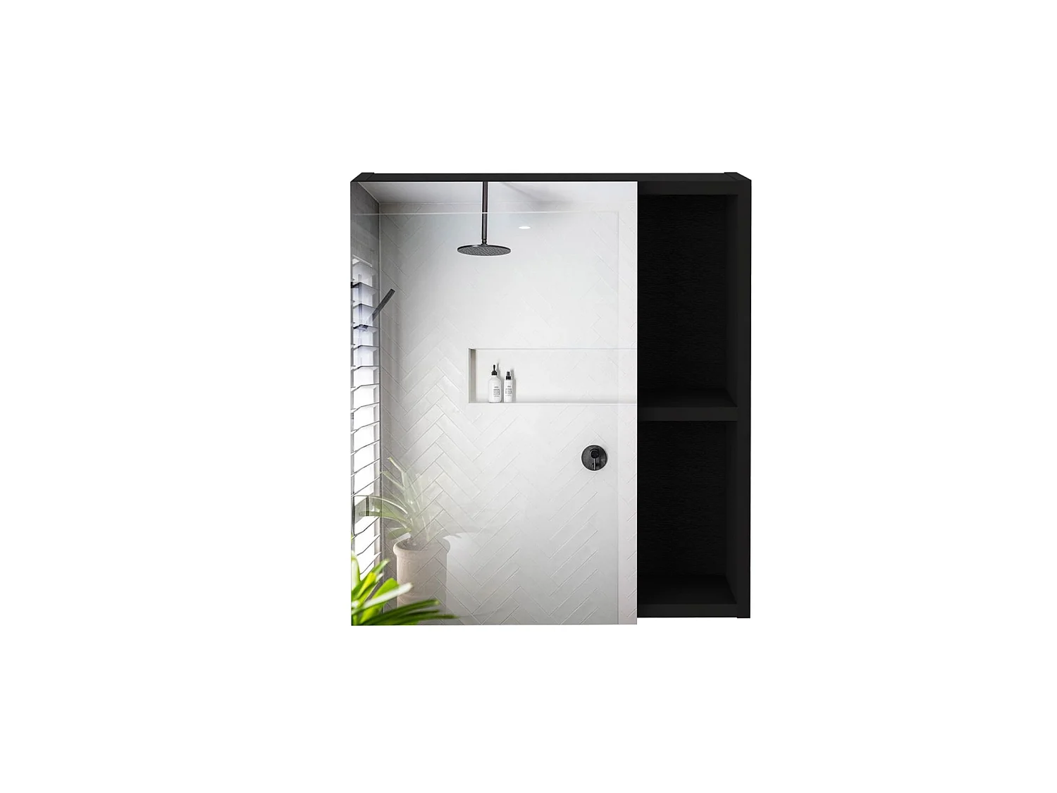 TUHOME CONCEPT Pensile bagno Labelle da 45 cm, wengé