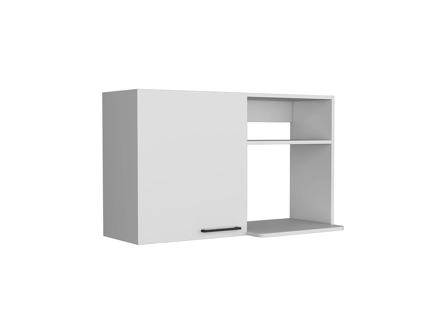 TUHOME CONCEPT Móvel alto de cozinha Napoles de 100 cm, branco