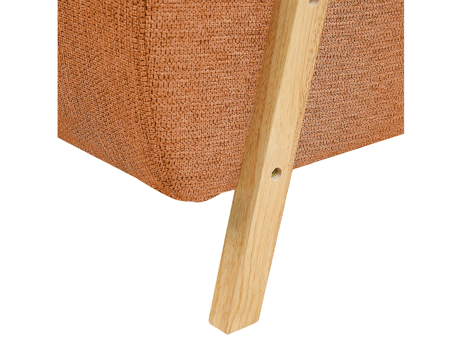 Fauteuil LESJA Tissu Orange