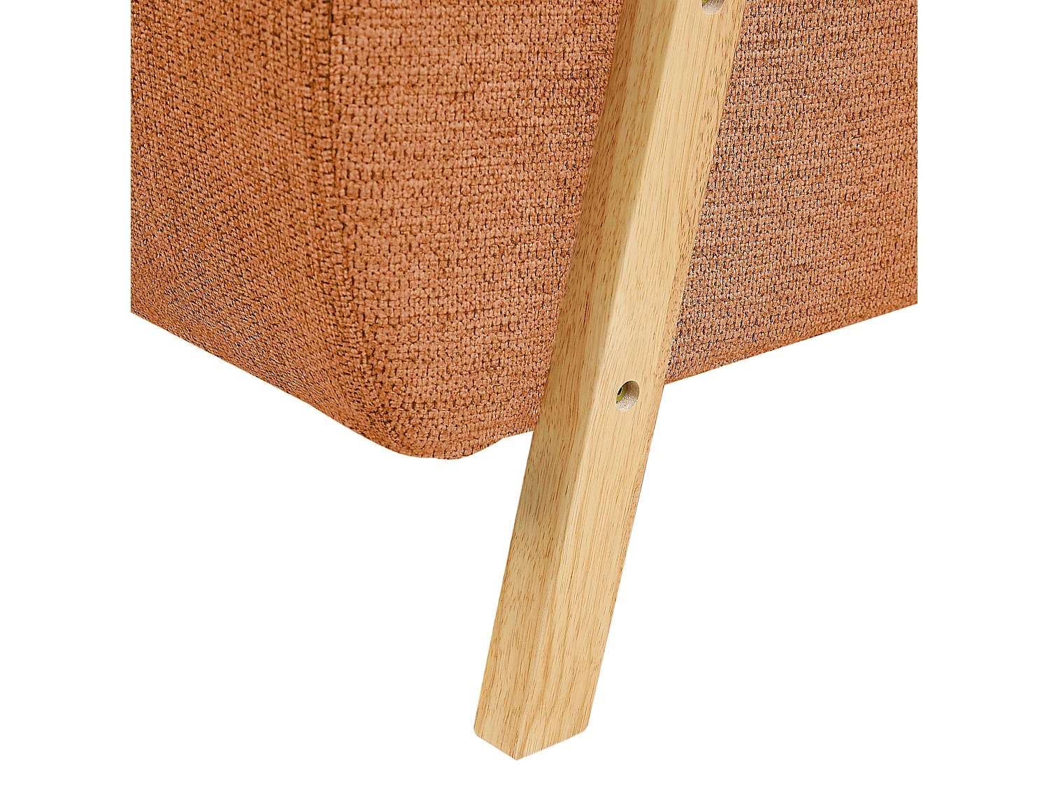 Fauteuil LESJA Tissu Orange