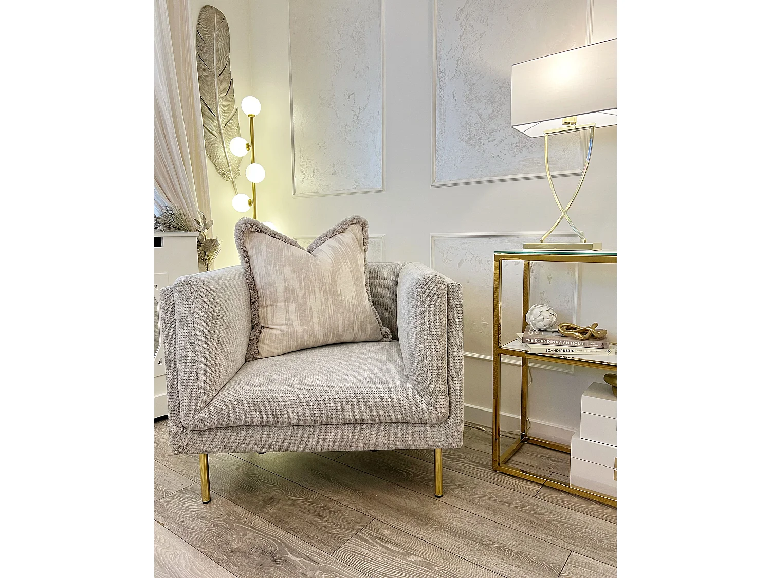 Sessel MOEN Stoff Beige
