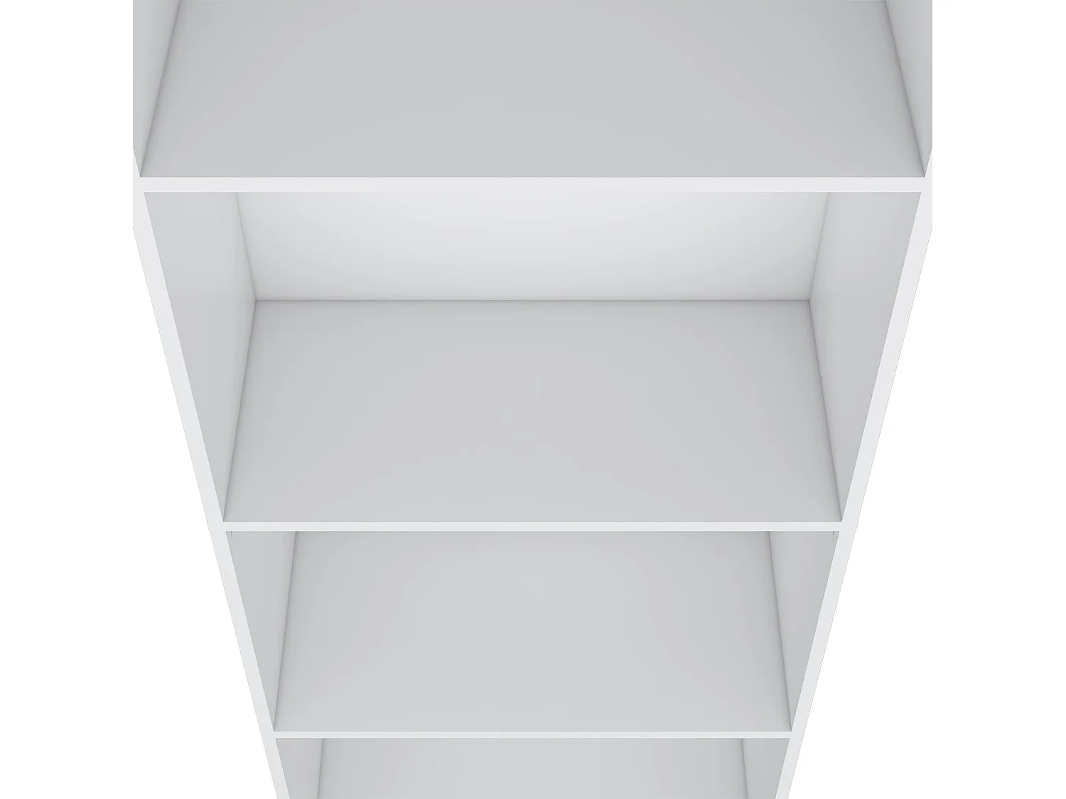 Bibliothèque Home de 181 cm, blanc