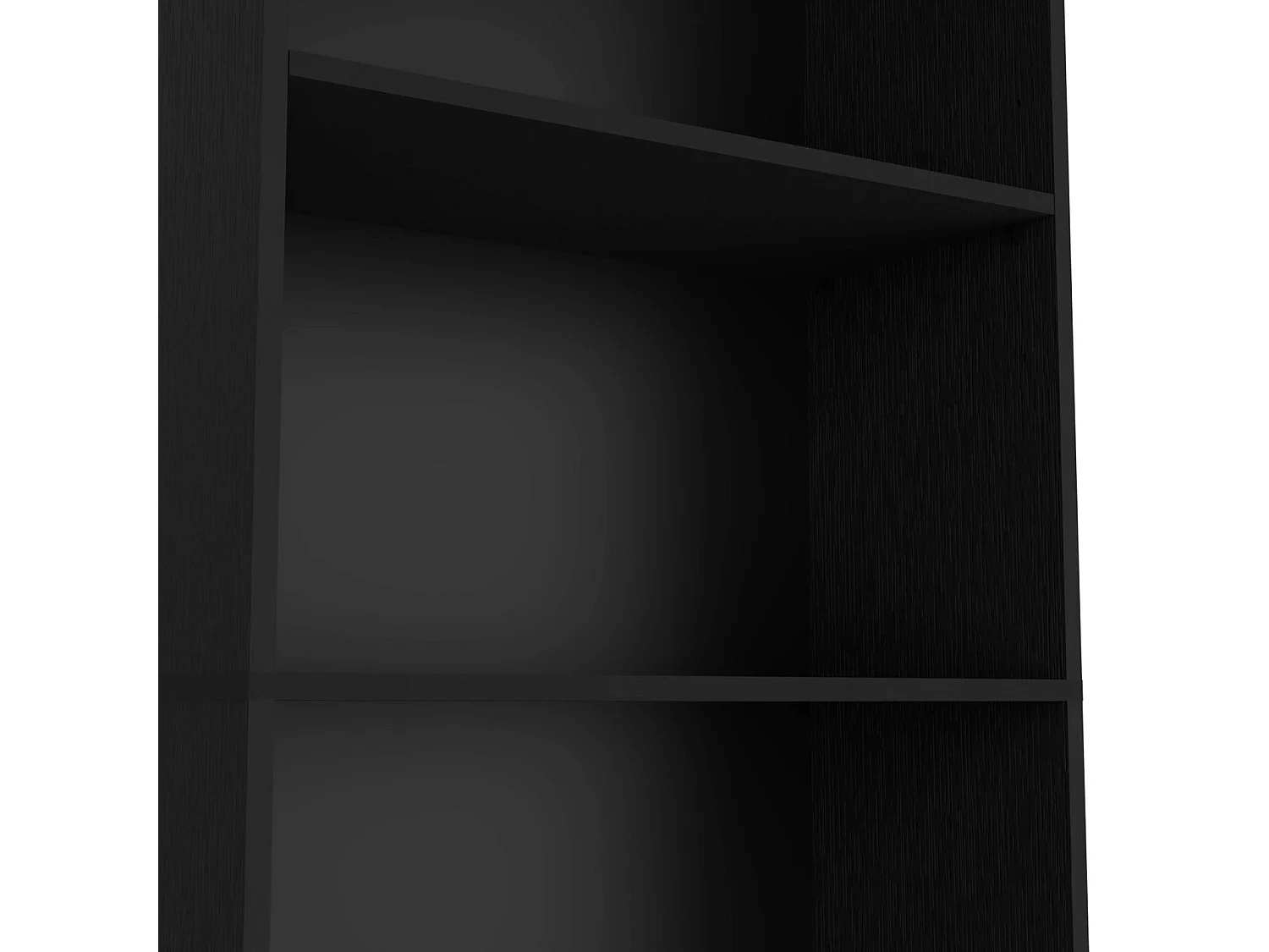 Estanteria Recta 4R Home en Melamina con 5 estantes , 180.59 cm  X 62.73 cm  X 29.71 cm  , Negro