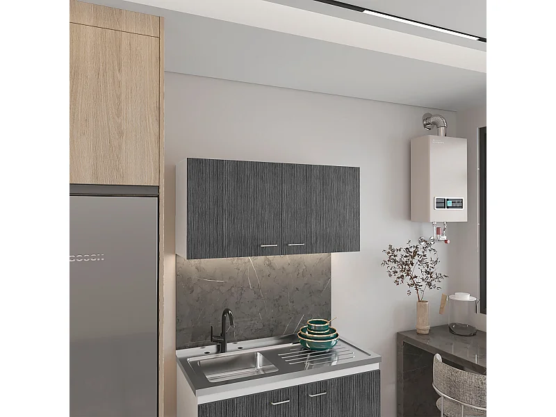 Pensile da cucina in melaminico Napoli a due ante , 49.02 cm X 99.82 cm X 32 cm , Multicolore