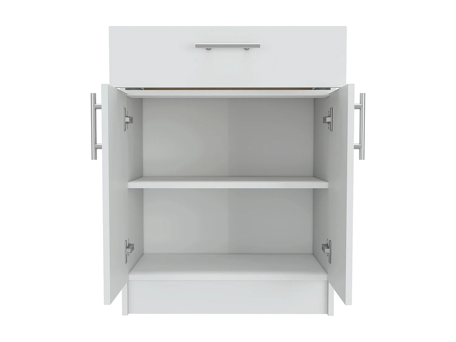 Armoire garde-manger en mélamine, avec tiroir sur rail métallique, 85.09 cm X 59.94 cm X 40.38 cm, Multicolore