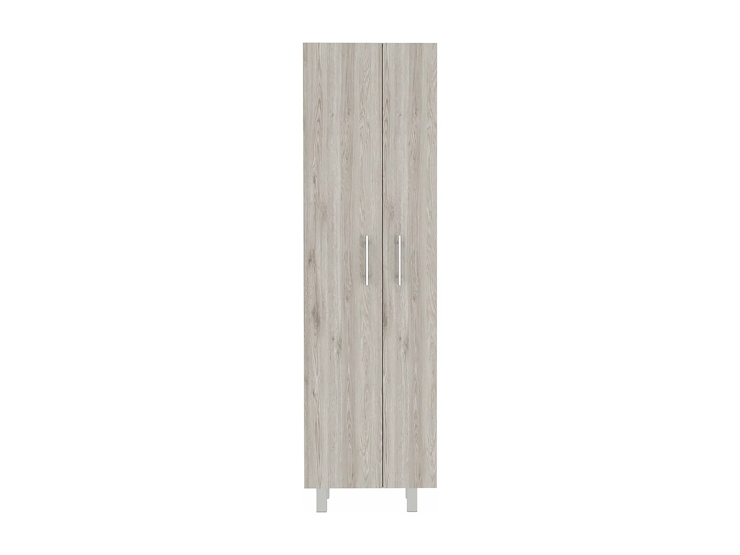 Gabinete de limpieza Nala en Melamina de doble puerta, con cuatro patas y cinco estantes , 181.10 cm  X 51.05 cm  X 38.35 cm  , Multicolor