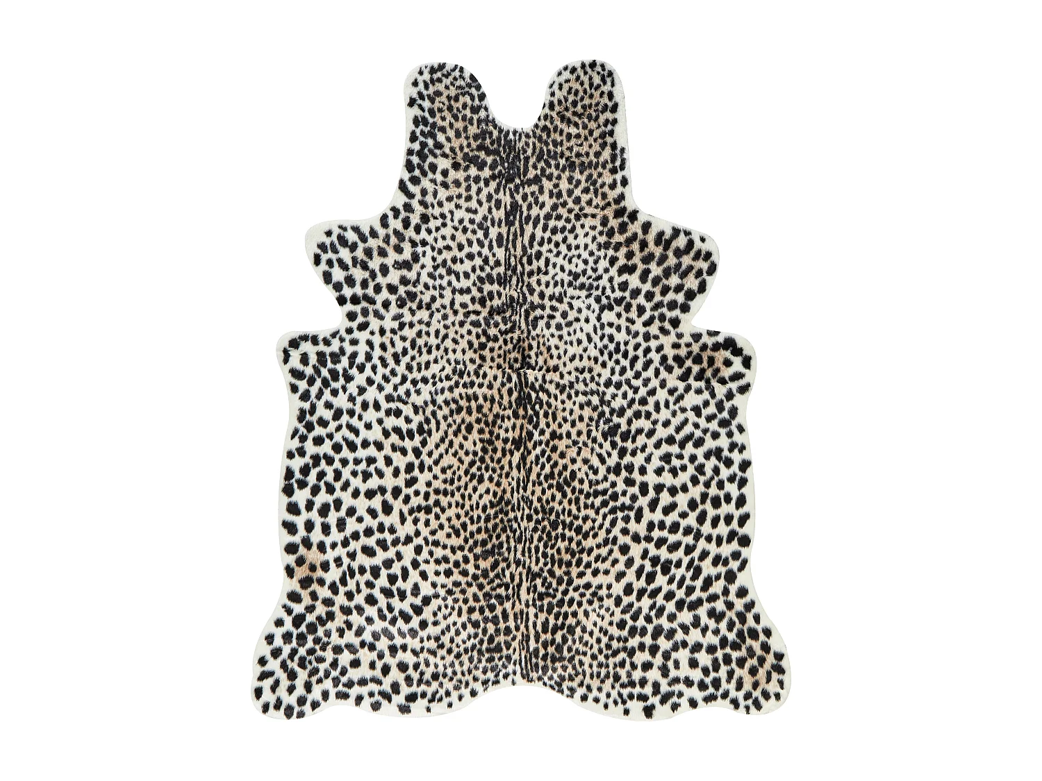 Tapis en fausse fourrure OSSA Beige 150 x 200 cm